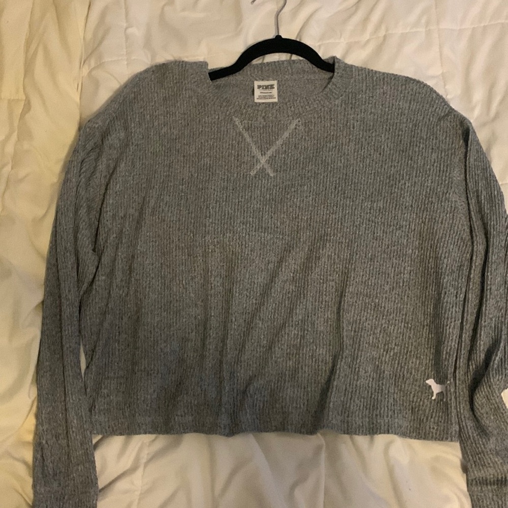 PINK/Victoria secret long sleeve crop top